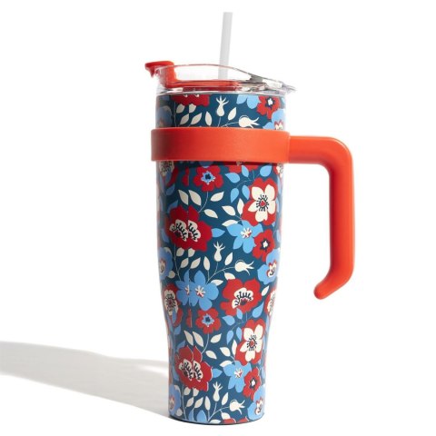 Kubek termiczny Miami Floral czerwony Kubek termiczny Miami Floral czerwony