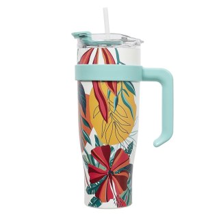 Kubek termiczny Miami Tropical niebieski