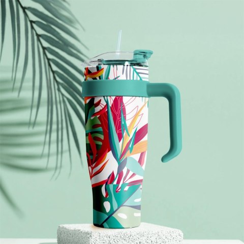 Kubek termiczny Miami Tropical niebieski Kubek termiczny Miami Tropical niebieski