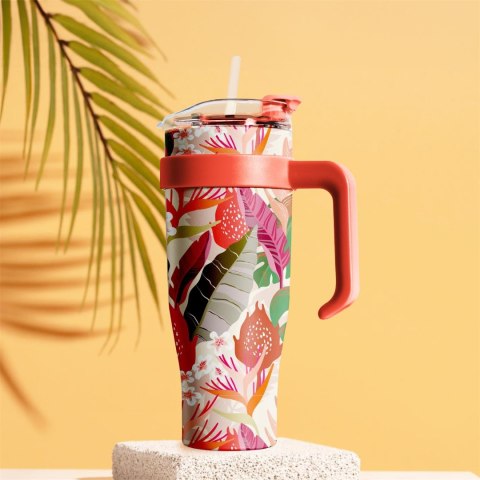 Kubek termiczny Miami Tropical pomarańczowy Kubek termiczny Miami Tropical pomarańczowy