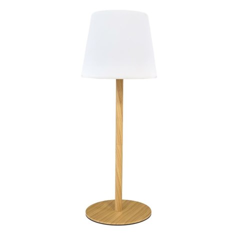 Lampa stołowa ładowana z efektem drewna Lampa stołowa ładowana z efektem drewna