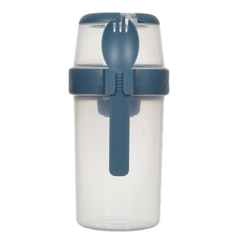 Lunch box z 3 przegródkami niebieski Lunch box z 3 przegródkami niebieski