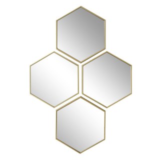 Zestaw 4 luster Diamond złoty