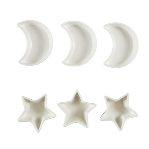 Zestaw 6 naczyń do serwowania Star/Moon biały Zestaw 6 naczyń do serwowania Star/Moon biały
