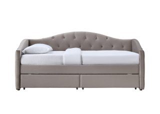 ALOHA łóżko z szufladami beżowy velvet