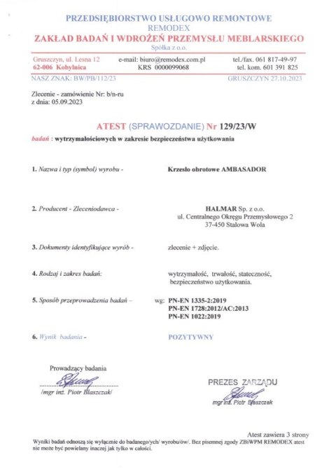 AMBASADOR fotel gabinetowy popielato / czarny AMBASADOR fotel gabinetowy popielato / czarny