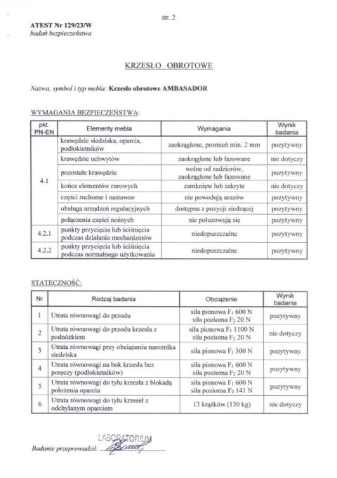 AMBASADOR fotel gabinetowy popielato / czarny AMBASADOR fotel gabinetowy popielato / czarny
