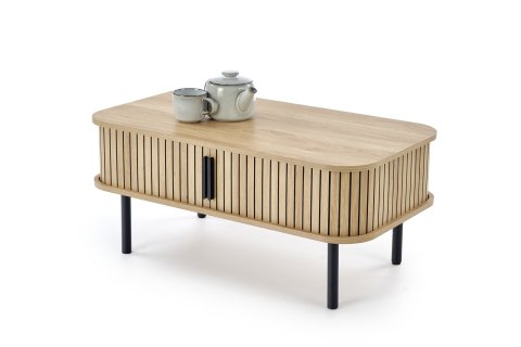 ANGELINA ława, naturalny / czarny