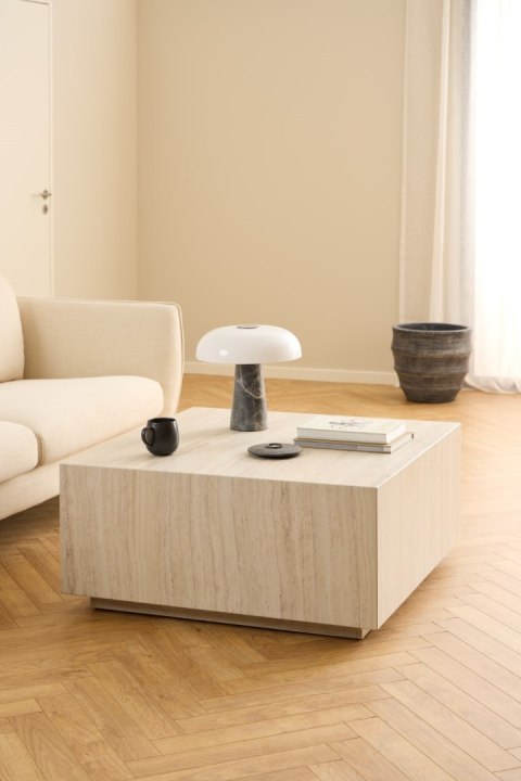 Stolik kawowy Dice 90x90cm trawertyn Stolik kawowy Dice 90x90cm trawertyn