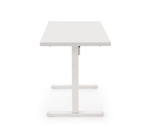 B54 biurko z funkcją regulacji wysokości, blat - biały, stelaż - biały