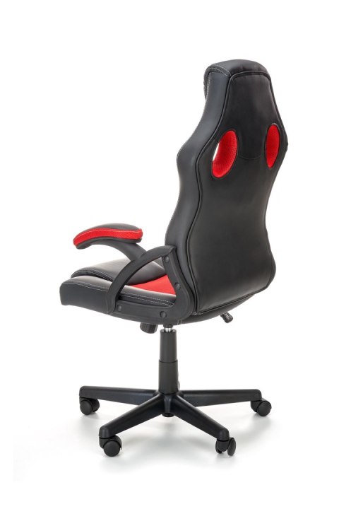 BERKEL fotel gabinetowy czarno-czerwony BERKEL fotel gabinetowy czarno-czerwony