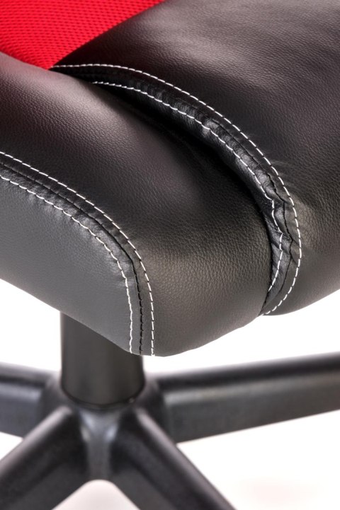 BERKEL fotel gabinetowy czarno-czerwony BERKEL fotel gabinetowy czarno-czerwony