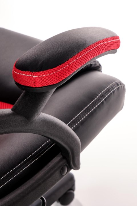 BERKEL fotel gabinetowy czarno-czerwony BERKEL fotel gabinetowy czarno-czerwony