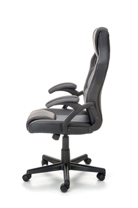 BERKEL fotel gabinetowy czarno-popielaty BERKEL fotel gabinetowy czarno-popielaty