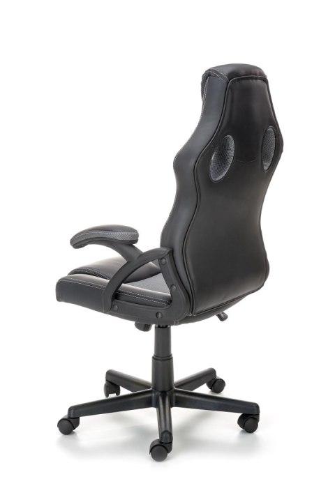 BERKEL fotel gabinetowy czarno-popielaty BERKEL fotel gabinetowy czarno-popielaty