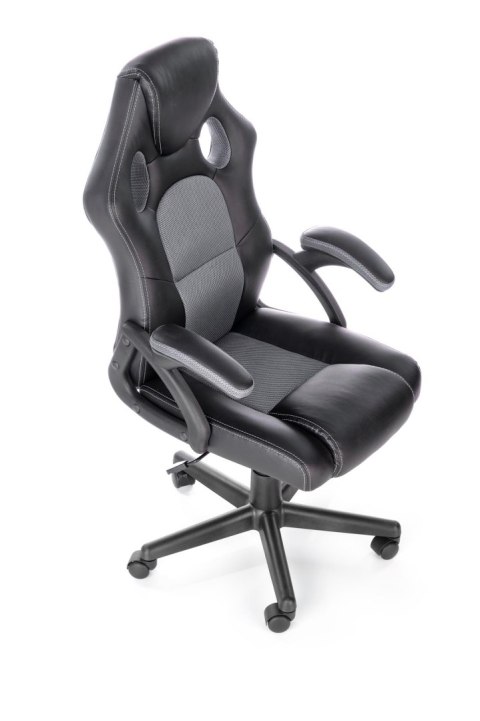 BERKEL fotel gabinetowy czarno-popielaty BERKEL fotel gabinetowy czarno-popielaty