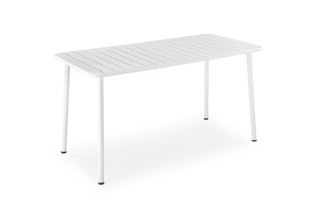 BOSCO stół ogrodowy prostokątny 140 cm biały