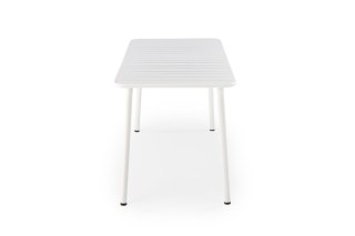 BOSCO stół ogrodowy prostokątny 140 cm biały