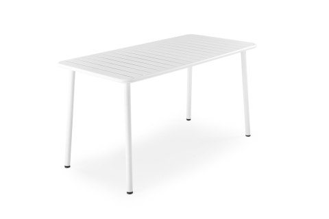 BOSCO stół ogrodowy prostokątny 140 cm biały