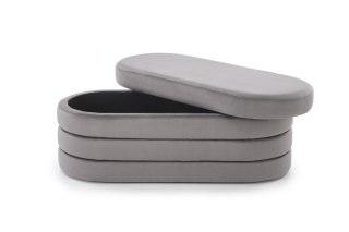 CALPI ławka z funkcją pojemnika, popielaty