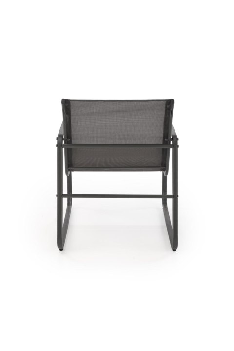 CONOR zestaw ogrodowy ( sofa + fotel 2x + ława ), ciemny popiel / jasny popiel