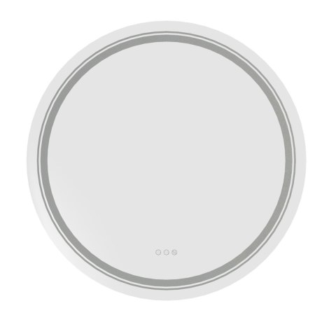 DOVER 60 lustro ścienne łazienkowe, srebrny DOVER 60 lustro ścienne łazienkowe, srebrny