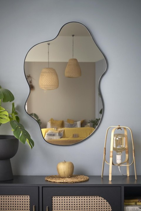 ESSENT lustro ścienne, czarny ESSENT lustro ścienne, czarny