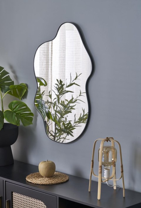 ESSENT lustro ścienne, czarny ESSENT lustro ścienne, czarny