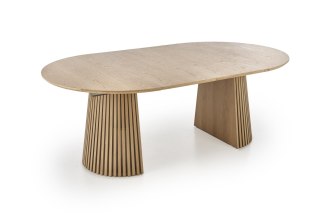 FARGO stół rozkładany, blat - naturalny, nogi - naturalny