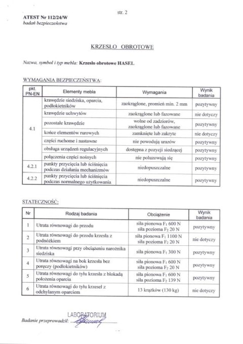 HASEL fotel gabinetowy czarny / popiel