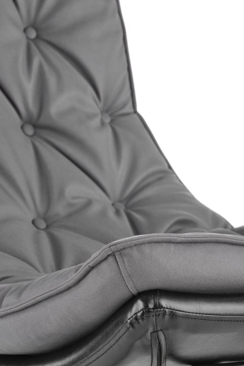 INDIGO fotel bujany ciemny popiel - czarny INDIGO fotel bujany ciemny popiel - czarny
