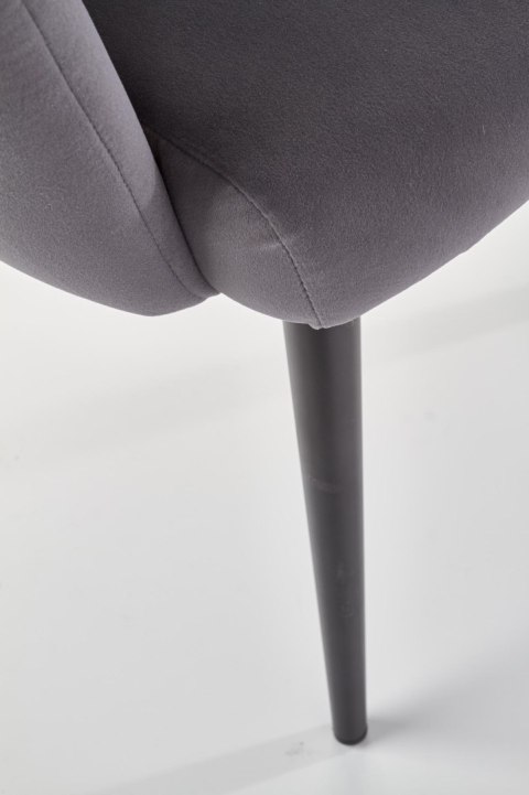 K410 krzesło popielaty velvet K410 krzesło popielaty velvet