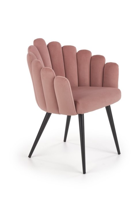 K410 krzesło różowy velvet K410 krzesło różowy velvet
