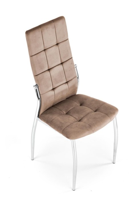 K416 krzesło beżowy velvet K416 krzesło beżowy velvet