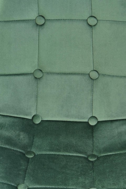 K417 krzesło ciemny zielony velvet