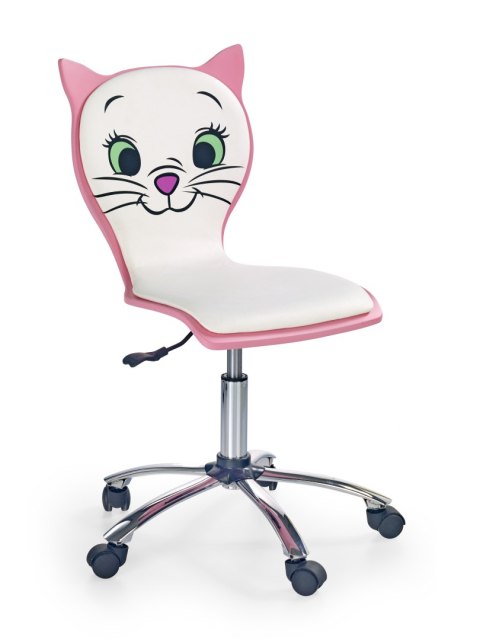 KITTY 2 fotel młodzieżowy biało-różowy KITTY 2 fotel młodzieżowy biało-różowy