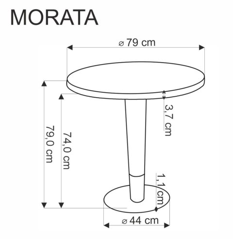 MORATA stół okrągły, biały marmur / czarny / złoty MORATA stół okrągły, biały marmur / czarny / złoty