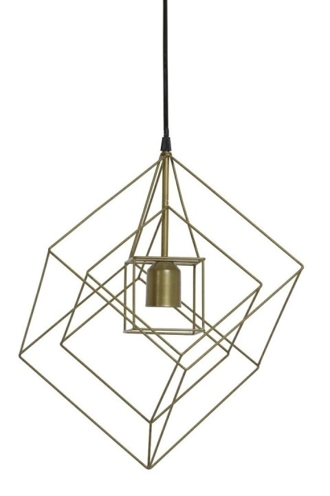Lampa wisząca Kubinka 25x25x27 antyczny brąz Lampa wisząca Kubinka 25x25x27 antyczny brąz