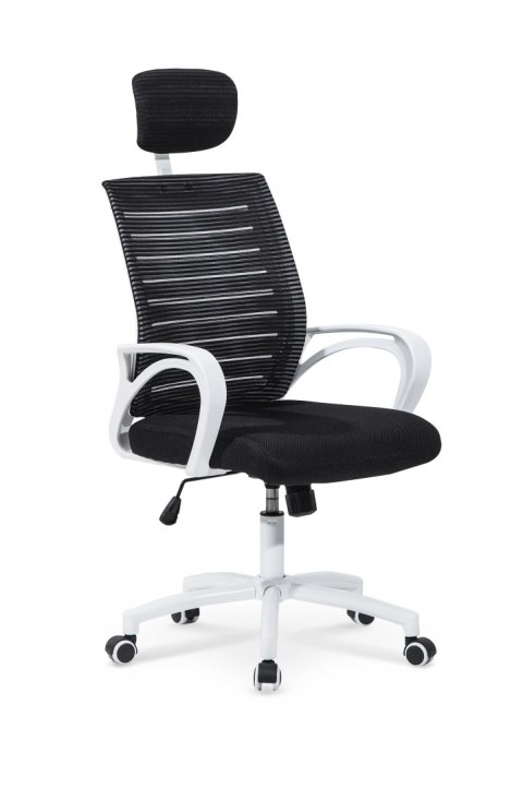 SOCKET fotel pracowniczy biało-czarny SOCKET fotel pracowniczy biało-czarny