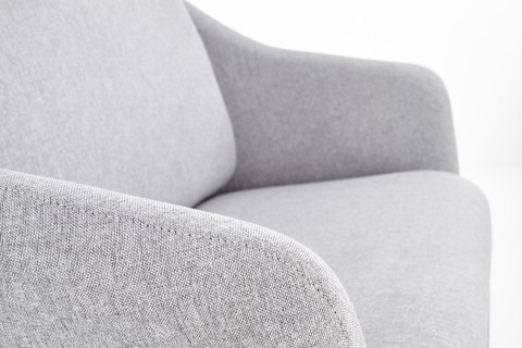 SOFT 2 XL fotel wypoczynkowy podwójny czarny stelaż, jasny popiel SOFT 2 XL fotel wypoczynkowy podwójny czarny stelaż, jasny popiel