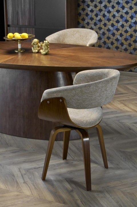 VAGNER stół drewniany 220 cm fornir naturalny orzech