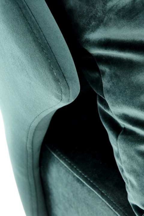 VICTUS fotel wypoczynkowy ciemny zielony/ czarny