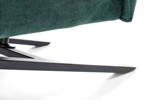 VICTUS fotel wypoczynkowy ciemny zielony/ czarny