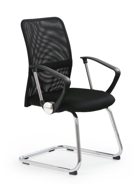 VIRE SKID fotel pracowniczy czarny VIRE SKID fotel pracowniczy czarny