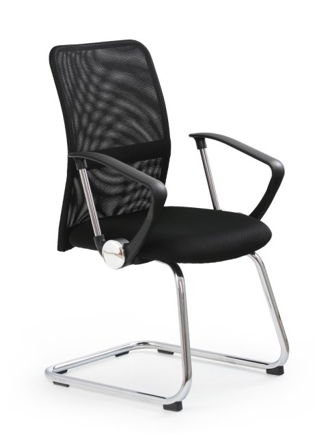 VIRE SKID fotel pracowniczy czarny VIRE SKID fotel pracowniczy czarny