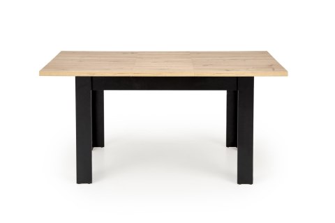 BAGIO stół rozkładany 120-160/80 cm dąb artisan/czarny BAGIO stół rozkładany 120-160/80 cm dąb artisan/czarny