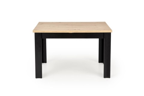 BAGIO stół rozkładany 120-160/80 cm dąb artisan/czarny BAGIO stół rozkładany 120-160/80 cm dąb artisan/czarny