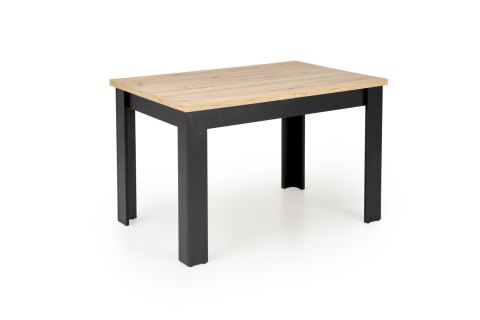 BAGIO stół rozkładany 120-160/80 cm dąb artisan/czarny BAGIO stół rozkładany 120-160/80 cm dąb artisan/czarny