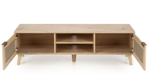 BORNEO RTV-1 stolik RTV dąb artisan/czarny