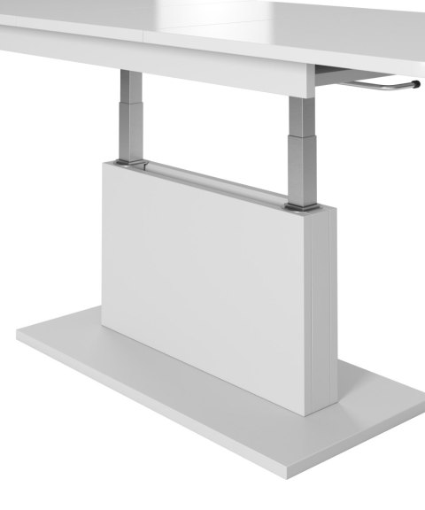 BUSETTI ława blat: biały mat, nogi: biały mat